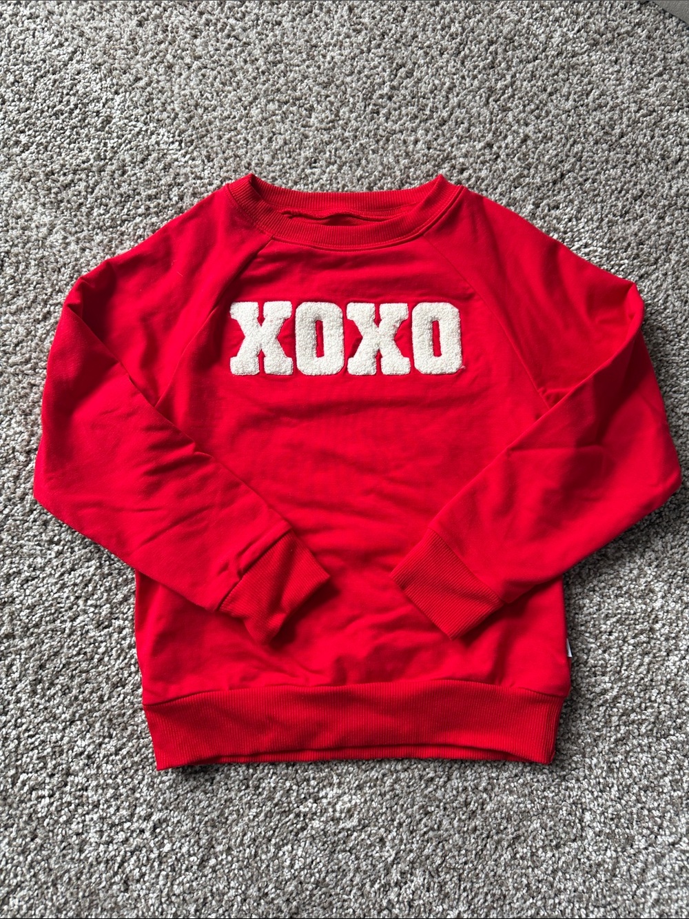Little Sleepies Red "XOXO" Kids Sweatshirt